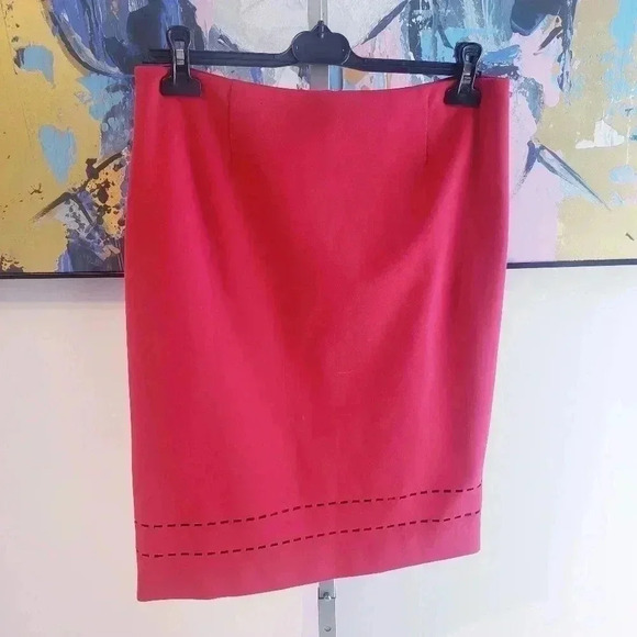 Worth New York Red Skirt - Picture 1 of 7